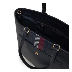 Сумка Tommy Hilfiger Distinct Tote Corp Handbag AW0AW16704 Navy Blue