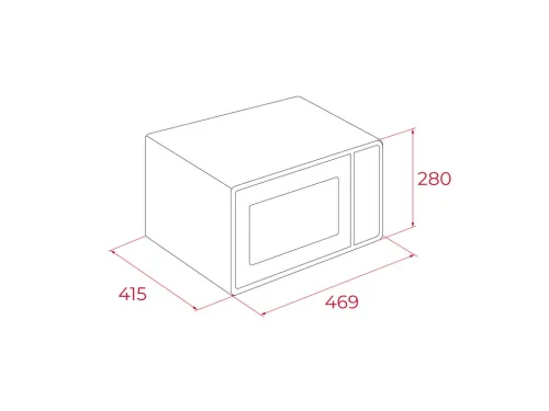 Kuchenka mikrofalowa Teka HMWEFS23GC BK AirFry