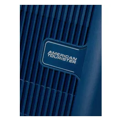 Walizka duża poszerzana American Tourister AeroStep - navy blue