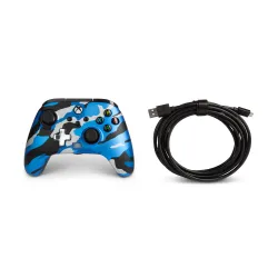 Pad PowerA Enhanced Metallic Blue Como do Xbox Series X/S, Xbox One, PC Przewodowy