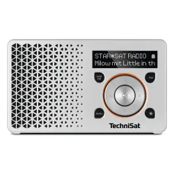 Radioodbiornik TechniSat DigitRadio 1 Radio FM DAB+ Srebrno-pomarańczowy