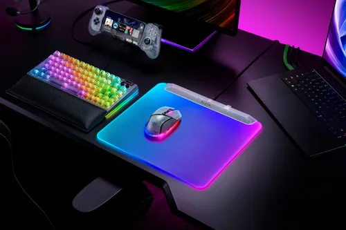 Klawiatura RAZER BlackWidow V4 Phantom RGB Hot-Swap Orange Tactile Gen-3 Switch Przezroczysto-biało-czarny