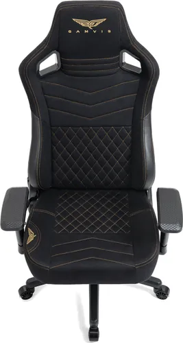 Fotel GAMVIS Elite 2.0 Pro XXL Czarny (złote elementy)