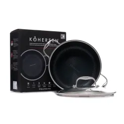 Garnek Kohersen Black Cube Indukcja Stal nierdzewna 4,9l