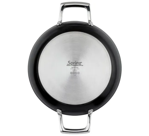 SPRING Meridian Intense Pro – patelnia do serwowania z powłoką nieprzywierającą śred. 24 x 5 cm