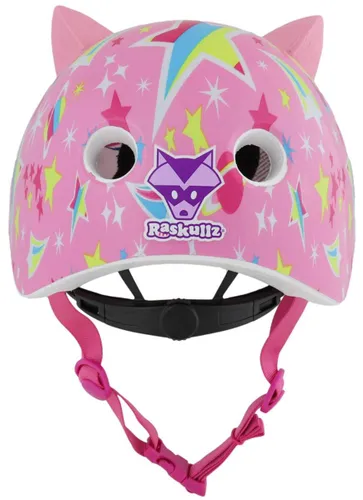 Kask rowerowy RASKULLZ Astro Cat Różowy dla Dzieci (rozmiar S)