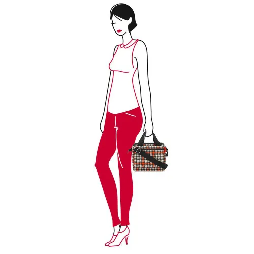 Torba na ramię Reisenthel Allrounder Cross - glencheck red