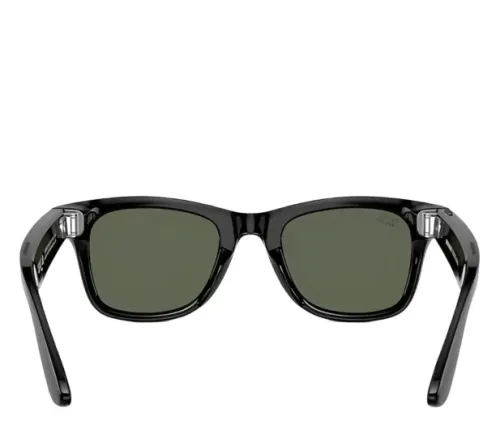 Okulary AR Ray-Ban RW4006 Meta Wayfarer Shiny Black G15 Green
