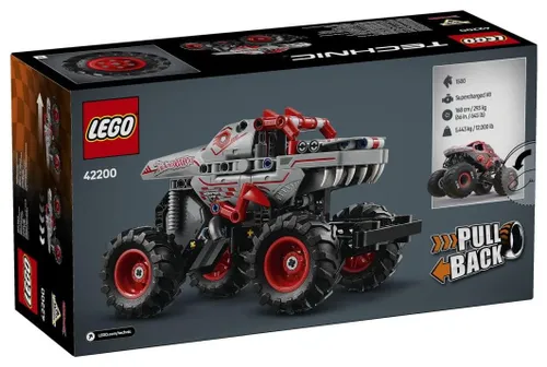 LEGO Technic 42200 Monster Jam ThunderROARus z napędem typu pull-back