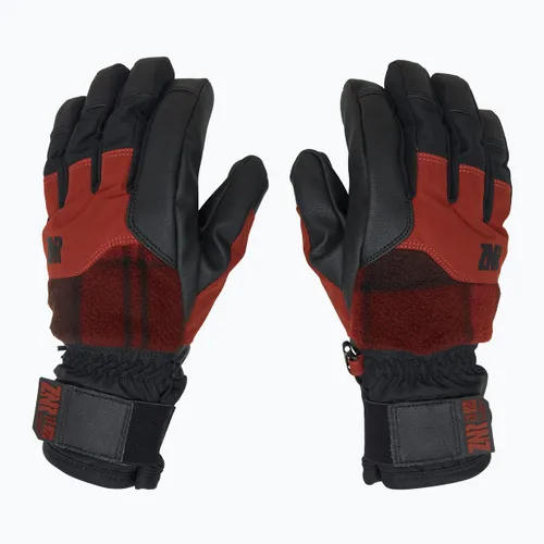 Rękawice narciarskie męskie ZIENER Gonno Aquashield woody brown