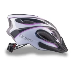 Kask rowerowy Author Skiff biało-fioletowy