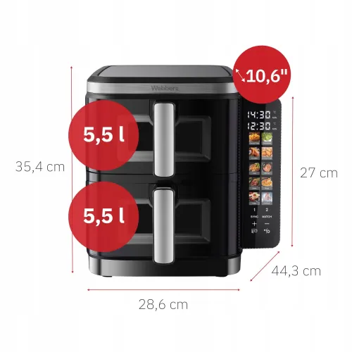 Air fryer Webber AF901 2800W 11l