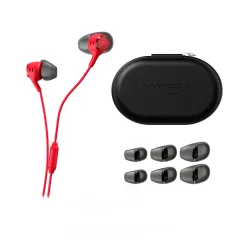 Słuchawki przewodowe z mikrofonem HyperX Cloud Earbuds III Douszne Czerwony