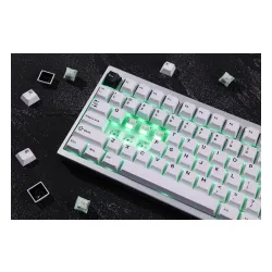 Klawiatura mechaniczna MCHOSE GX87 Max Matcha Latte v2 Biało-srebrny