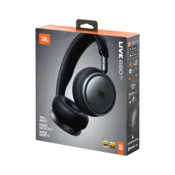 Słuchawki bezprzewodowe JBL Live 680NC Nauszne Bluetooth 6.0 Czarny