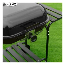 Grill węglowy VELACO VL02-BLACK Czarny
