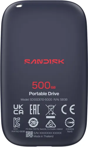 Dysk SANDISK E10 Portable 500GB SSD