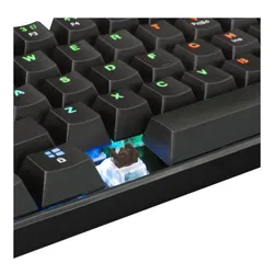 Klawiatura gamingowa Black Shark Shinobi Outemu Brown przewodowa mechaniczna podświetlana czarna