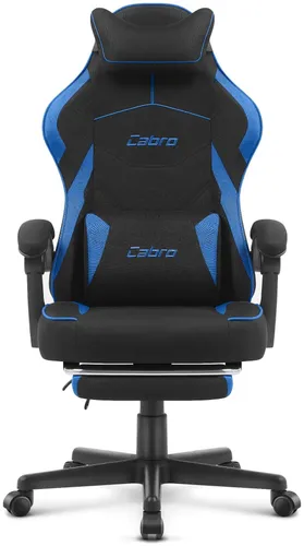 Fotel CABRO C502 Czarno-Niebieski