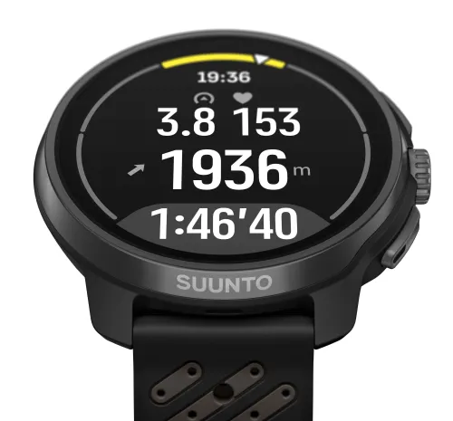 Zegarek sportowy Suunto Race 2 Titanium Black 49mm GPS Czarny-tytanowy