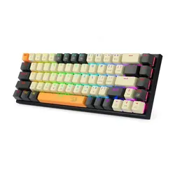 Klawiatura mechaniczna Redragon K633 Ryze Red Switch Czarno-złoty