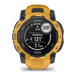 Smartwatch GARMIN Instinct 3 50mm Solar Pomarańczowo-szary