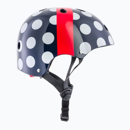Kask rowerowy dziecięcy Hornit PolkaDot navy/white/red