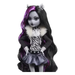 Lalka MONSTER HIGH Reel Drama Straszny Seans Clawdeen Wolf HKN28