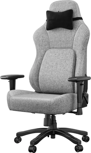 Fotel Anda Seat Phantom 4 L Gray Fabric Gamingowy do 100kg Tkanina Szary