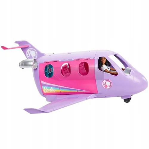BARBIE LOTNICZA PRYZGODA SAMOLOT DLA LALEK + LALKA HCD49