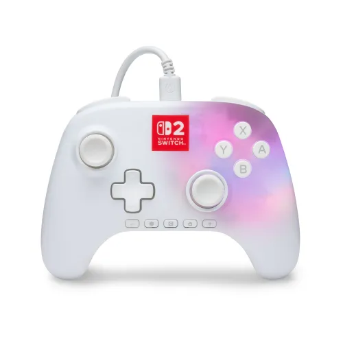 Pad PowerA Advantage Wired Controller Lumectra White do Nintendo Switch 2 Przewodowy