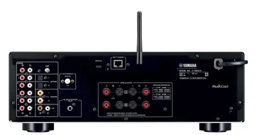 Amplituner Yamaha R-N600A 2.1-kanałowy Wi-Fi Bluetooth AirPlay Srebrny