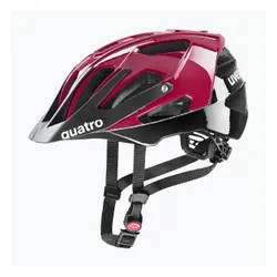 Kask rowerowy UVEX Quatro ruby red/black