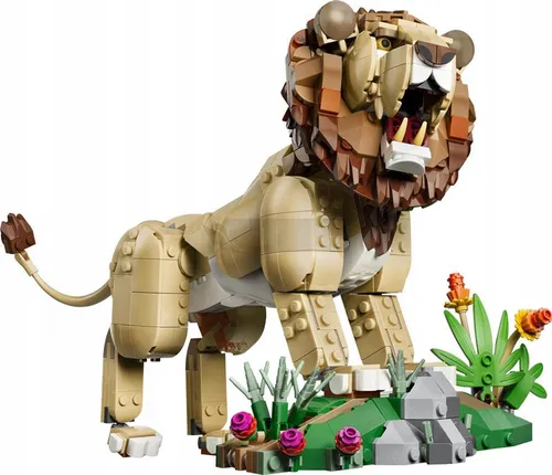 LEGO Creator 3w1 31386 Dzikie zwierzęta: Dumny lew, zestaw klocków 9+