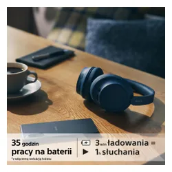 Słuchawki bezprzewodowe Sony WH-CH720N Nauszne Bluetooth 5.2 Niebieski