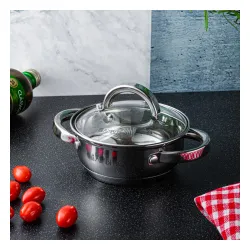 AMBITION Berry 1,1 l - garnek ze stali nierdzewnej z pokrywką