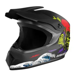 Kask KAMIKAZE Katana Czarny Full Face (rozmiar L)