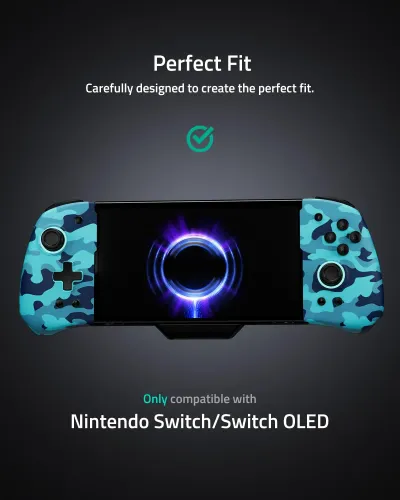Kontroler FUNLAB Luminpad Gripcon Switch Blue Camo do Nintendo Switch
