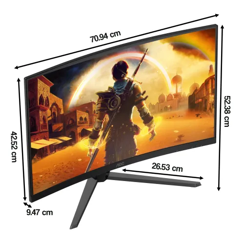 Monitor AOC C32G42ZE 31.5" 1920x1080px 260Hz 0.3 ms [MPRT] Curved