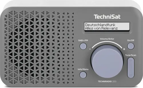 Radioodbiornik TechniSat TechniRadio 200 Radio FM DAB+ Szary