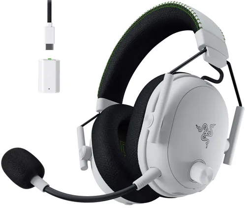 Słuchawki RAZER BlackShark V3 Pro for Xbox Bezprzewodowe, Nauszne, ANC, Dźwięk przestrzenny Biały