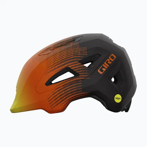 Kask rowerowy dziecięcy Giro Scamp II Integrated Mips Jr matte orange towers