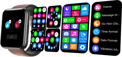 Smartwatch BEMI Exo Brązowo-czarny