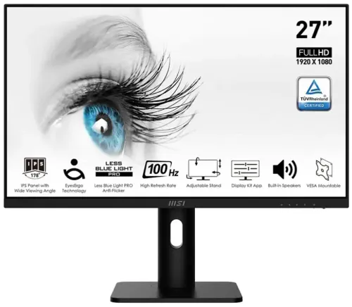 Monitor MSI PRO MP273AP 27" Full HD IPS 100Hz 1ms MPRT