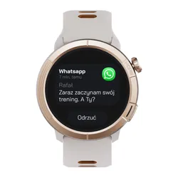 Smartwatch STELIO Activ Pro AI GPS 46mm Tytan Złoty