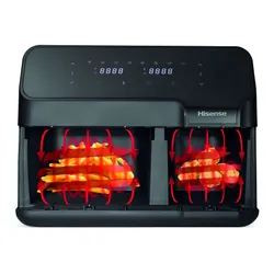 Air Fryer Frytkownica beztłuszczowa HISENSE HAF2900D 8.6l z podwójnym koszem regulacja temperatury