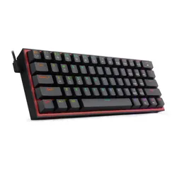 Klawiatura mechaniczna Redragon K617 Fizz RGB Red Box Switch Czarny