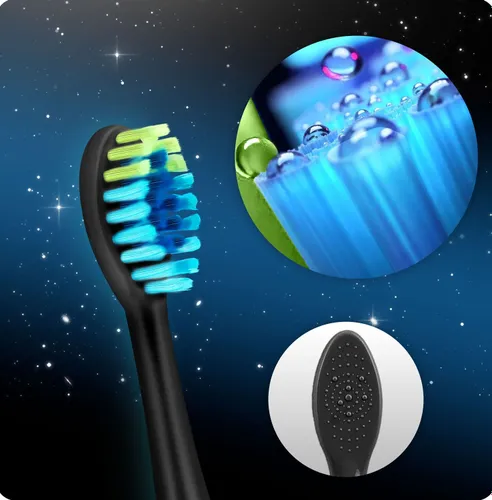 Szczoteczka soniczna BERDSEN Galaxy Duo (2 sztuki) Czarny i Biały