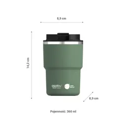 Kubek termiczny Asobu Coffee Express Tumbler 0,36 l - basil green