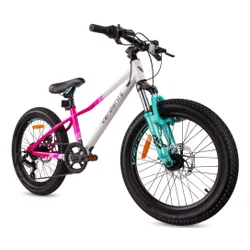 Rower dziecięcy SUN BABY Verdant Calix 20 dla dziewczynki Biało-różowo-miętowy